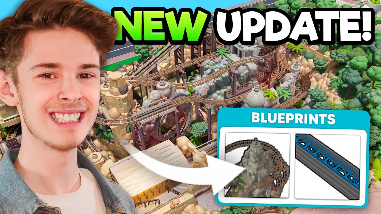 NEW Theme Park Tycoon 2 Roller Coaster BLUEPRINT & Workshop UPDATE!