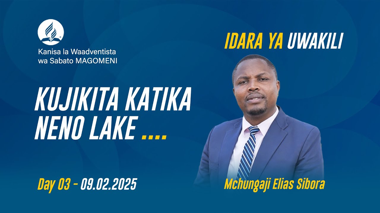 JUMA LA UWAKILI | UMEWEKWA KWA KUSUDI | PR: ELIAS SIBORA  | 10.02.2026