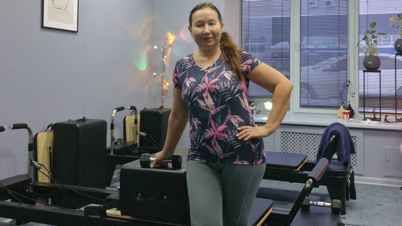 Пилатес на Реформере. 💪🧘‍#пилатес 