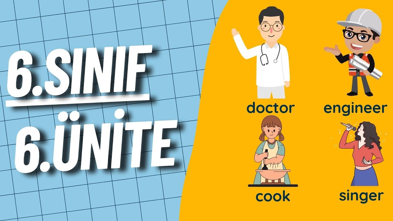 6. Sınıf İngilizce 6. Ünite Konu Anlatımı | İngilizce Meslekler