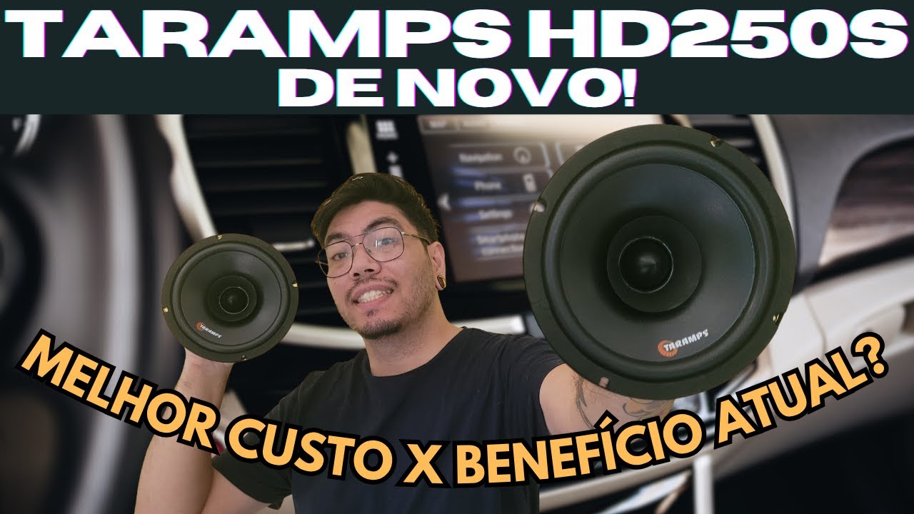 UNBOXING ALTO FALANTE TARAMPS HD250S FULL RANGE 2025