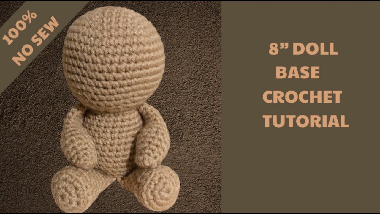 CROCHET DOLL BODY BASE SITTING