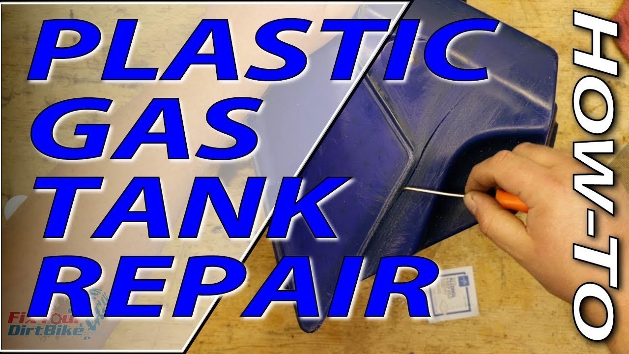 How To Fix A Crack In Your Plastic Gas Tank With Quiksteel | #diymechanics #fixyourdirtbike