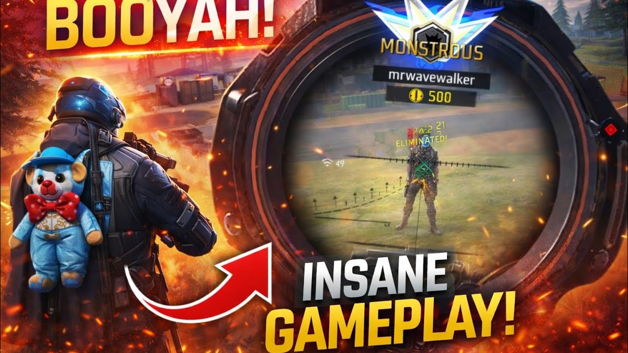 12 Kills BOOYAH 😱 | Insane Clutch Gameplay | Free Fire