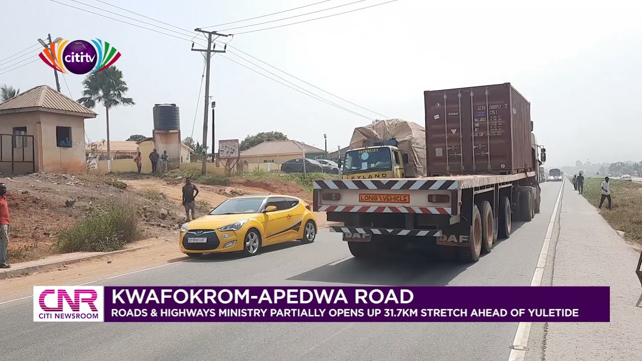 31.7km Kwafokrom-Apedwa road partially opened to traffic | Citi Newsroom