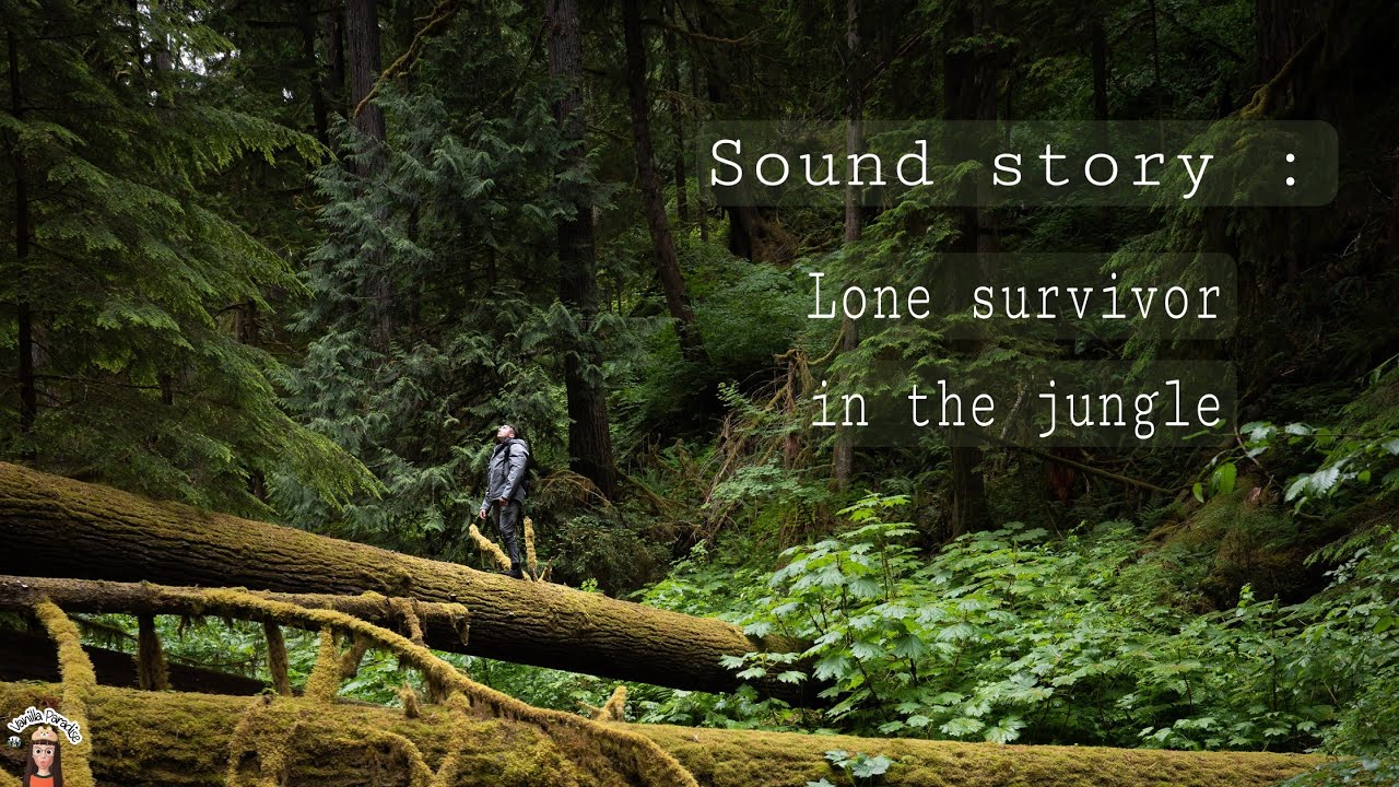 🎧​𝐒𝐨𝐮𝐧𝐝 𝐬𝐭𝐨𝐫𝐲​: Lone survivor​ in the jungle​ | storytelling​ using​ only sound effects