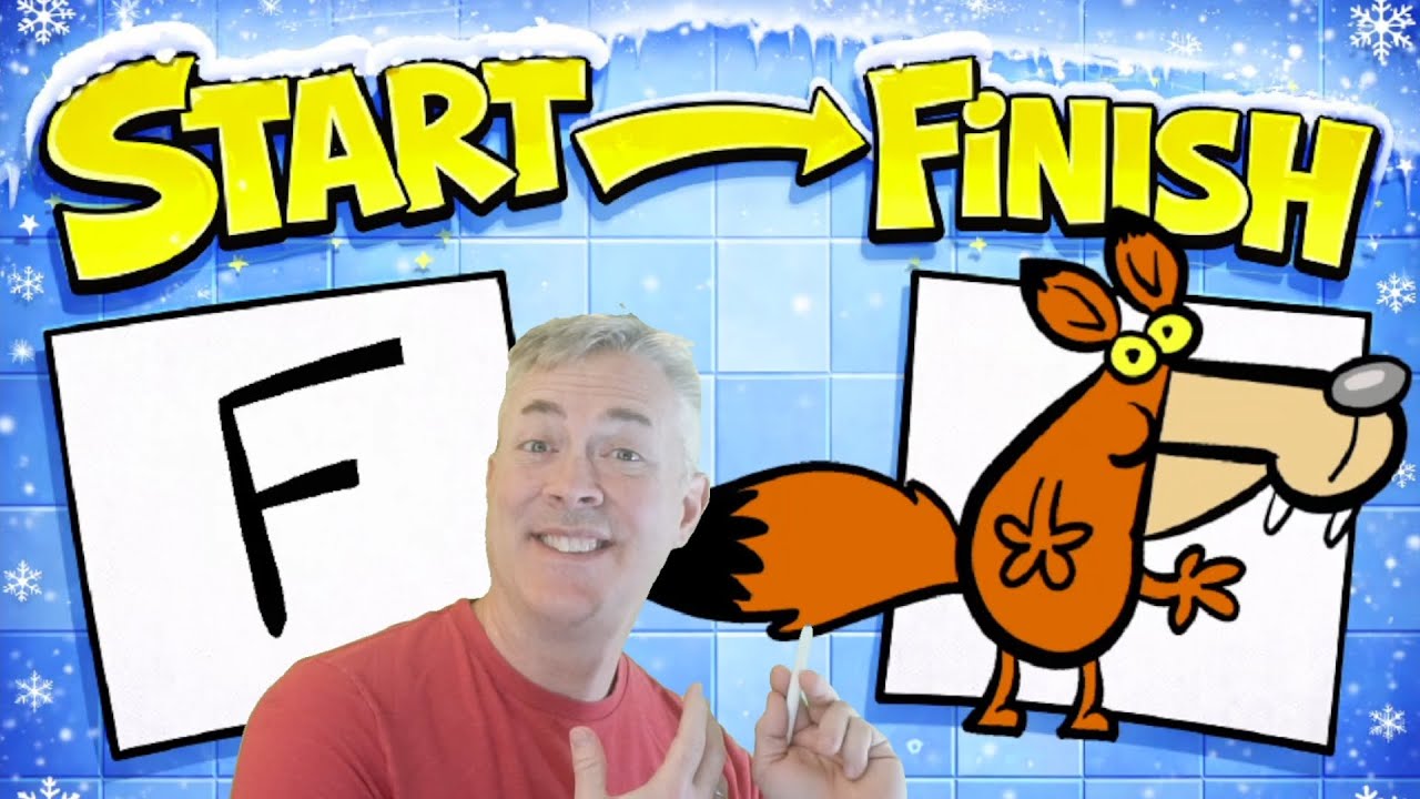 Let's Draw a Fox for Winter Land