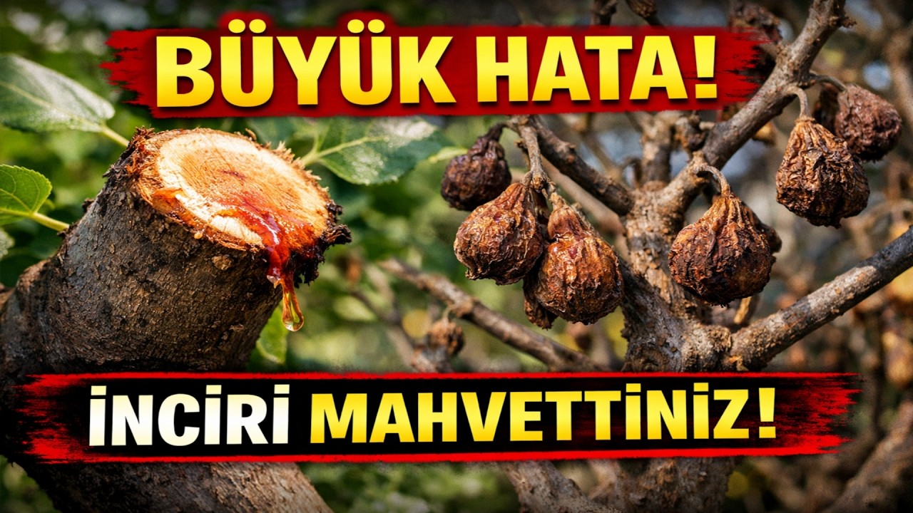 İncir Budarken BU 3 Hatayı Yapıyorsanız, Mahsulü Unutun!