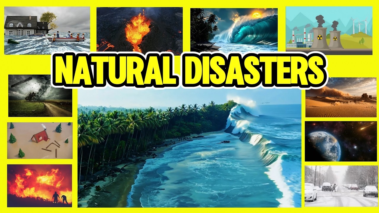 Learn Natural Disasters - Names, Sounds & Fun Facts - Natural Disaster Vocabulary