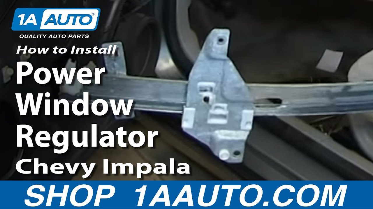 How to Replace Window Regulator 06-13 Chevy Impala