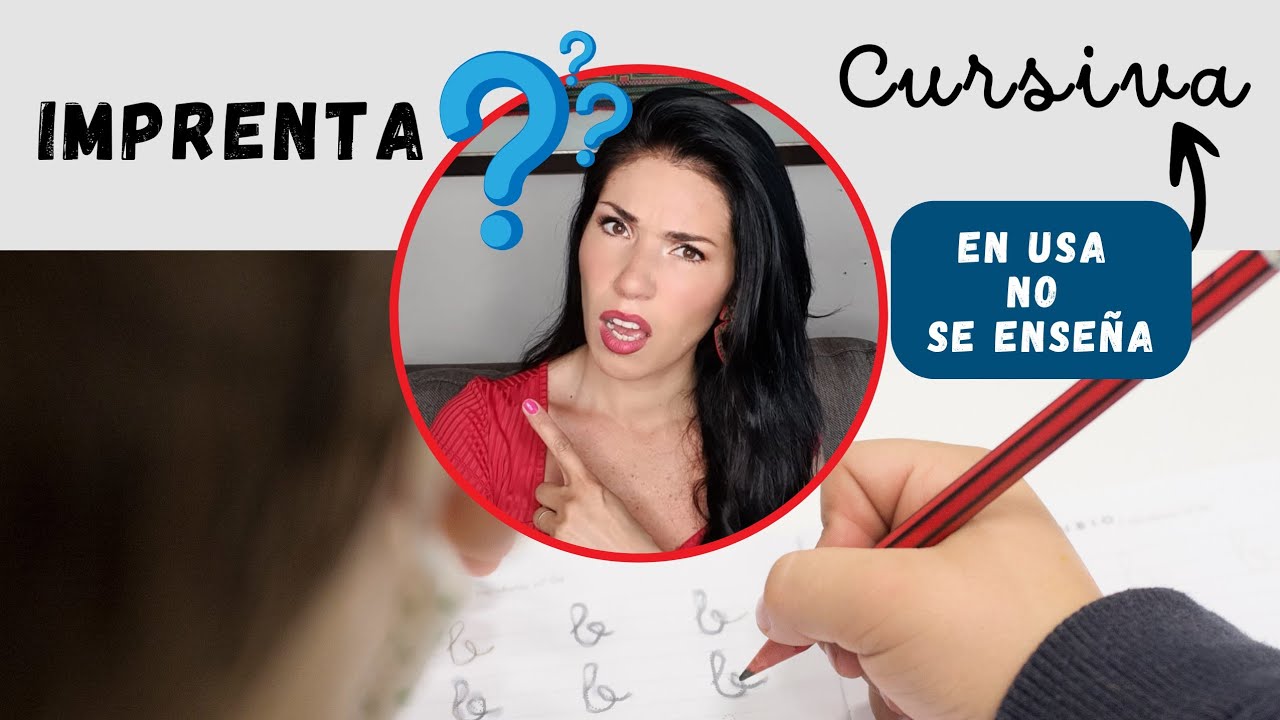 Letra Imprenta VS Cursiva.... cuál uso para enseñar a leer y escribir??? 🤔🤔