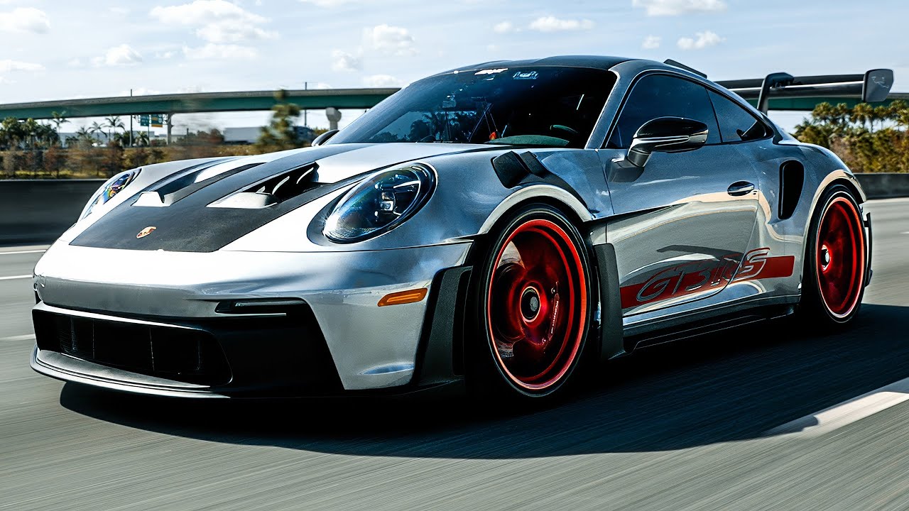 1 Hour  |  Porsche 992 GT3RS Background TV Mix | 4K