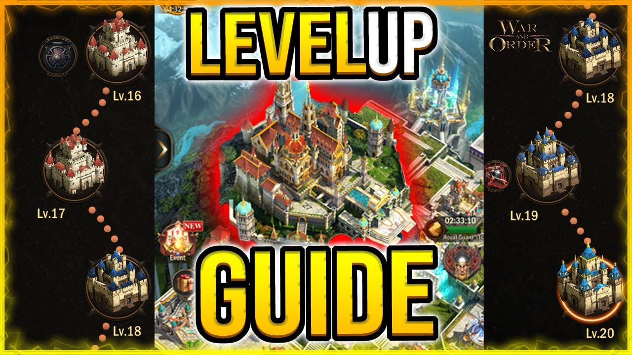 BEST TIPS for UPGRADING Your Castle - Castle Upgrade Guide - War and Order