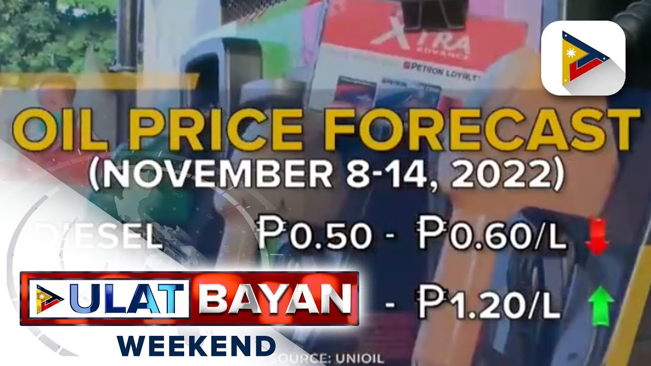 Presyo ng diesel, posibleng bumaba  sa papasok na linggo; presyo ng gasolina, tataas