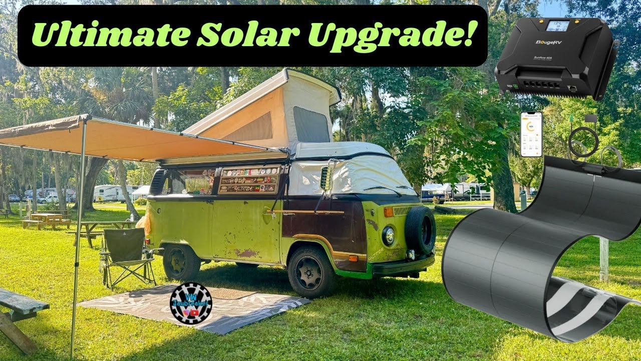 Ultimate Flexible 200w Solar Panel and MPPT Controller from Bouge RV!