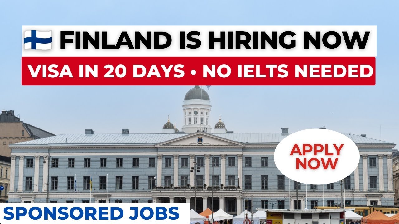 Finland 🇫🇮 Free Work Visa 2026 | No IELTS | High Salary | sponsored jobs
