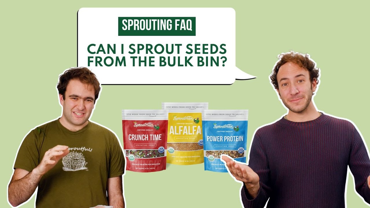 Home Sprouting FAQ: Can I Sprout Seeds I Get From The Bulk Bin?