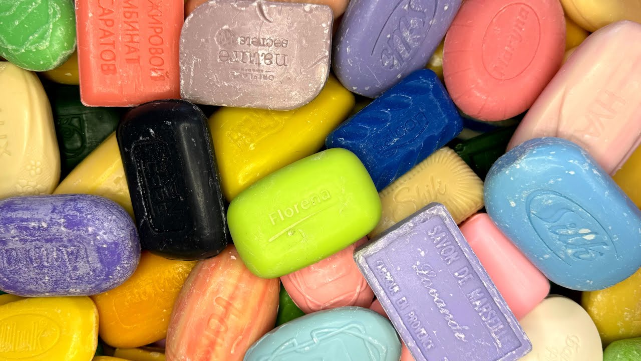 Soap box. Cutting different soap. Asmr soap (no talking)