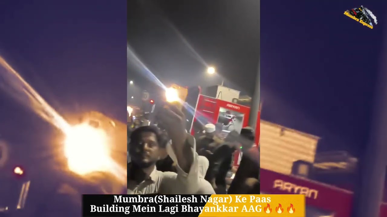 A terrible fire broke out in a building near Mumbra (Shailesh Nagar) 🔥🔥🔥|Me TV|