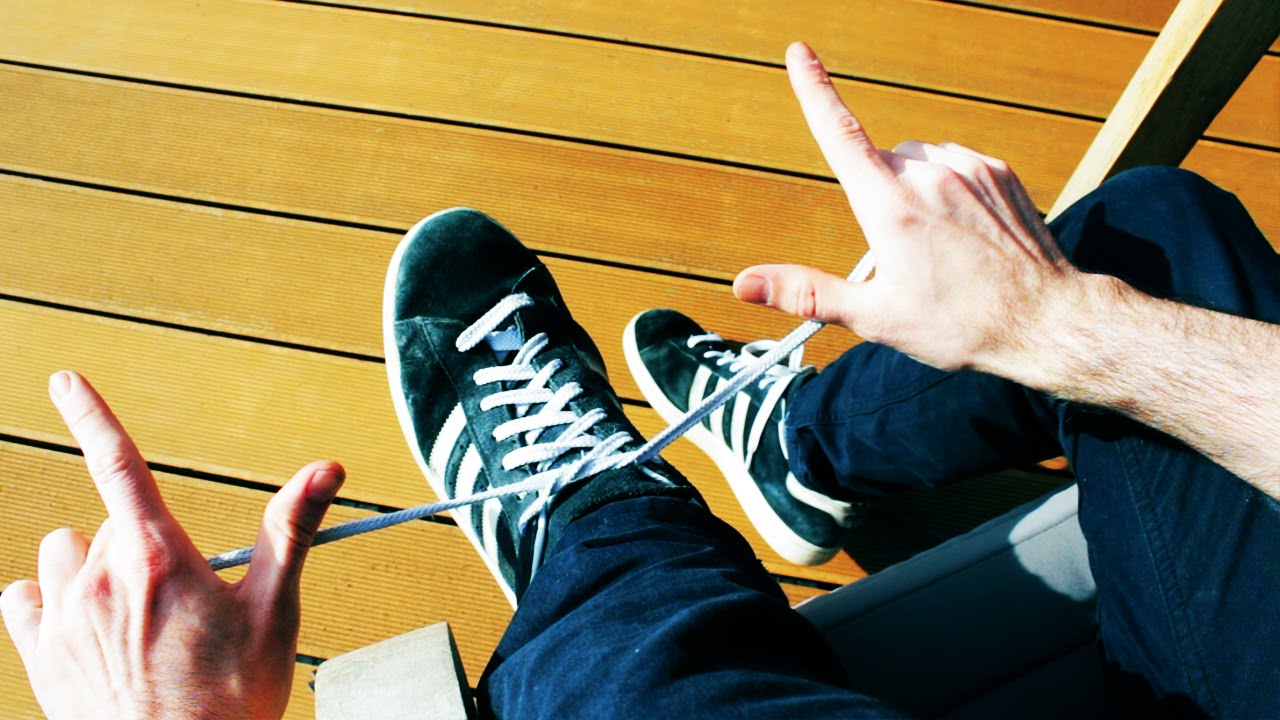 So bindet man seine Schuhe in 2 Sekunden! LifeHack