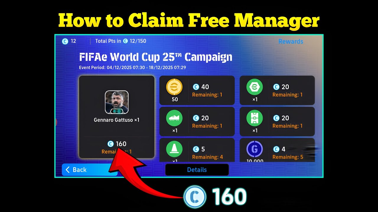 Как получить БЕСПЛАТНОГО менеджера Гаттузо в eFootball 2026 | Объяснение новой кампании