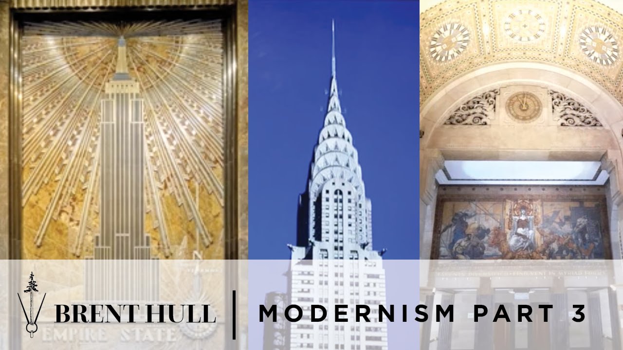 Art Deco and architectural design before WWII.