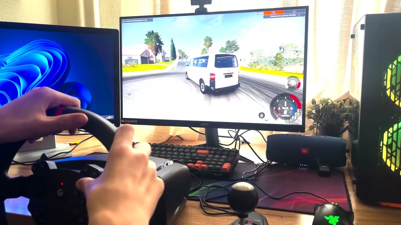 VOLKSWAGEN with a Steering Wheel | BeamNG.drive