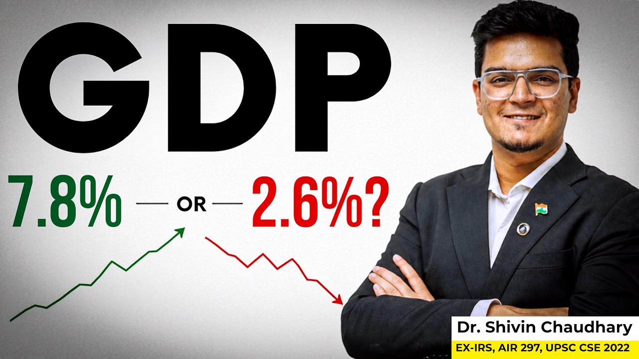 India&rsquo;s GDP Debate : An Academic Analysis of the 7.8% vs 2.6% Debate