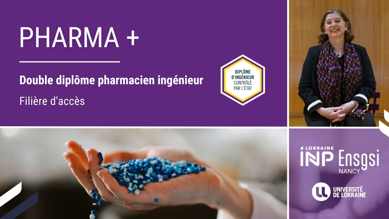 Double diplôme pharmacien ingénieur - Filière Pharma +