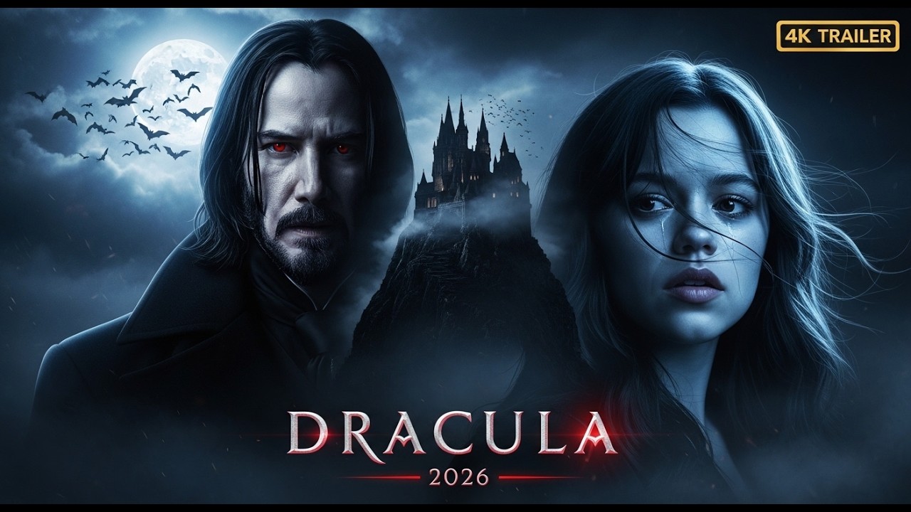 Dracula (2026) Trailer | Keanu Reeves, Jenna Ortega | Dark Reimagining