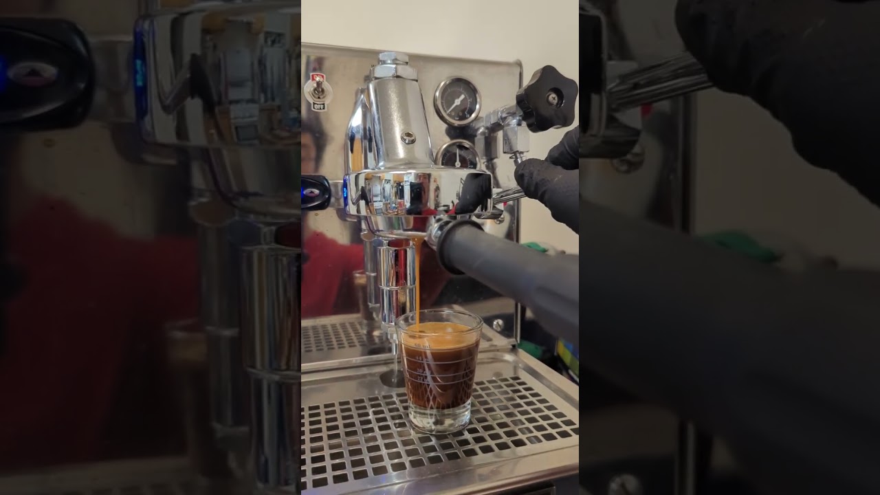 Expobar Office Leva | Making espresso and testing for leaks