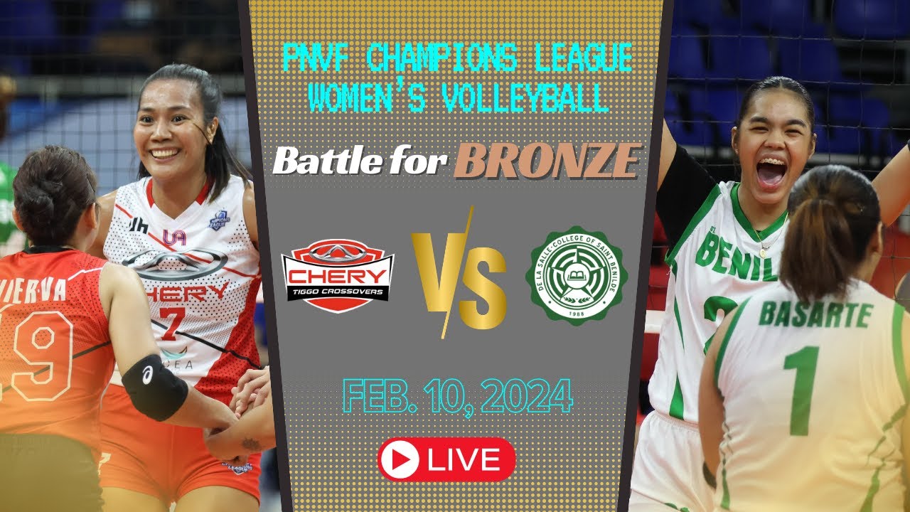 BATTLE FOR BRONZE: Chery Tiggo Crossovers vs CSB Lady Blazers | Full Game