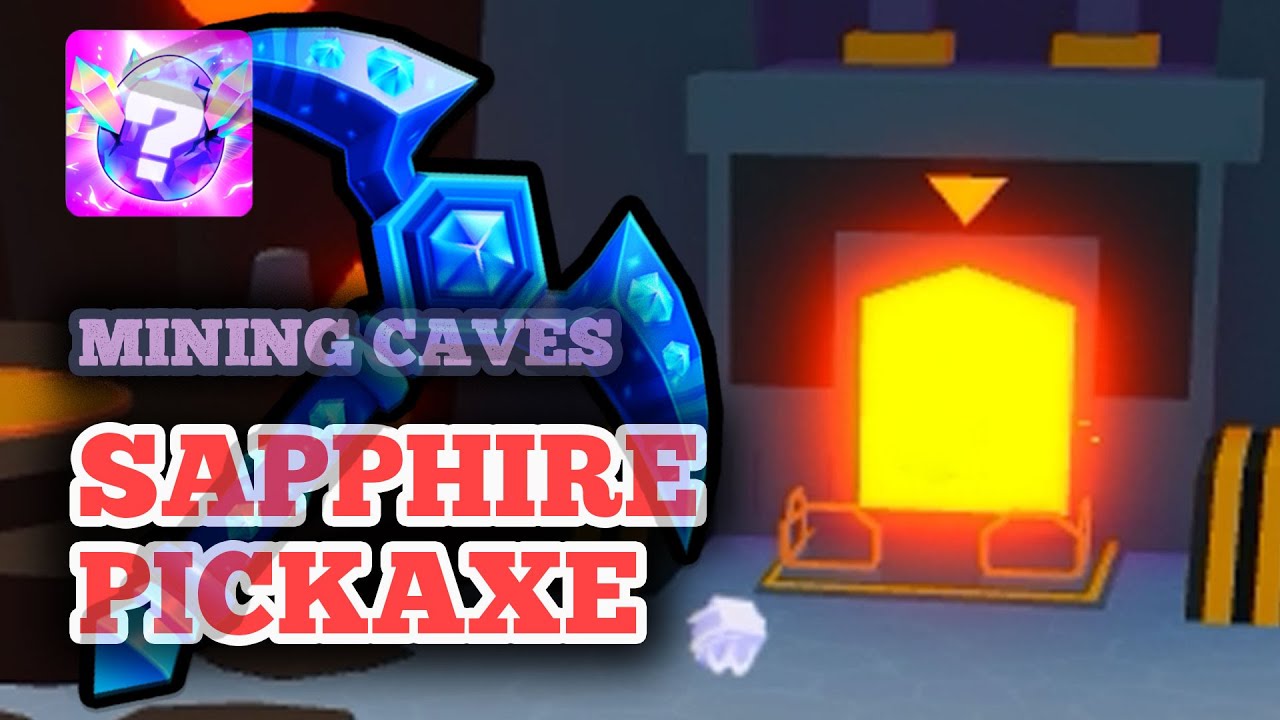How to Unlock Mining Cave & Get Sapphire Pickaxe in Pets Go