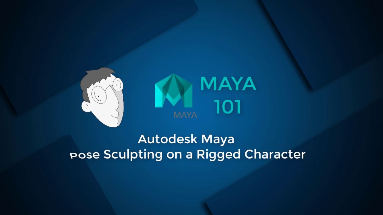 Autodesk Maya Pose Sculpting on a Rigged Character