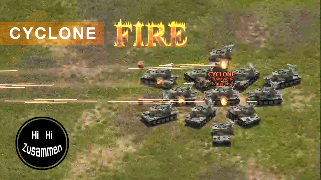 combat siege   type 87 tank fire   cyclone   hi hi zusammen