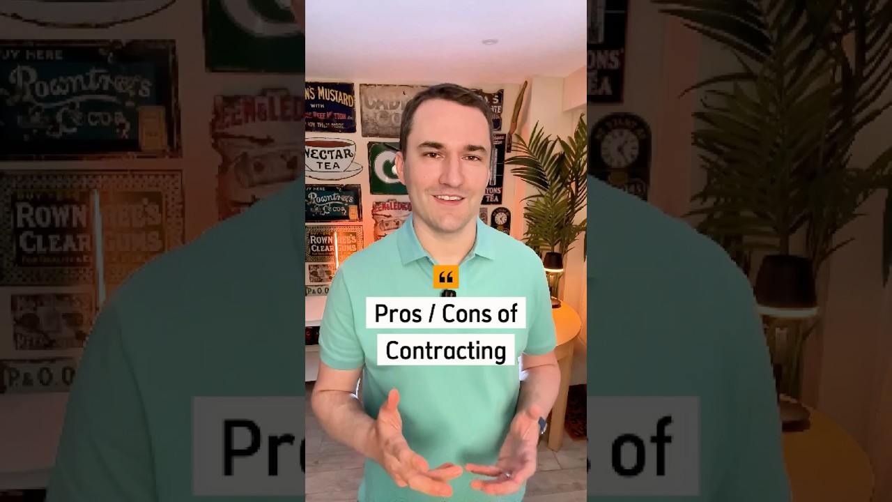 Contracting in the UK, Pros & Cons. Should you give it a go? #work #leadership #career #contractor