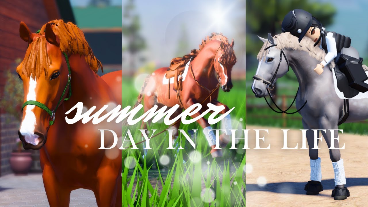Equestrian Vlog: Day In The Life! ✨ Strideway Roleplay || Roblox Horse Game