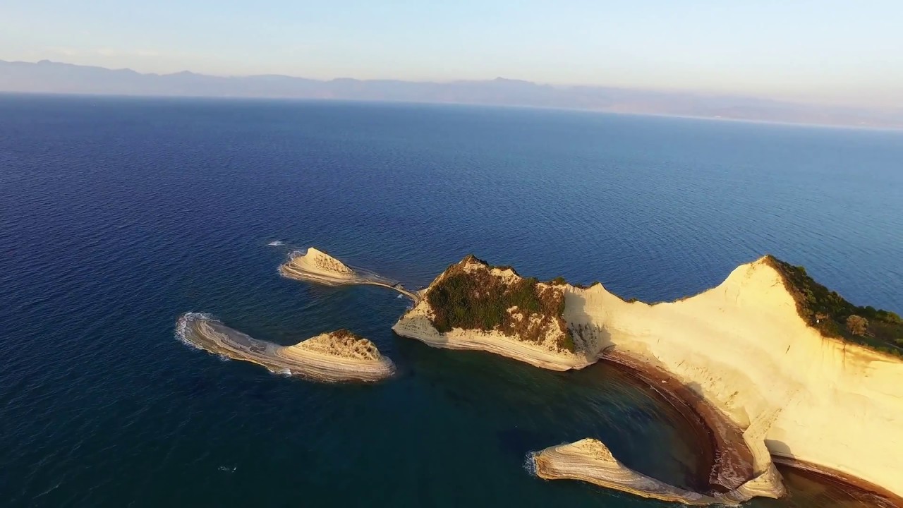 Loggas Peroulades ( North Corfu ) by drone 4K