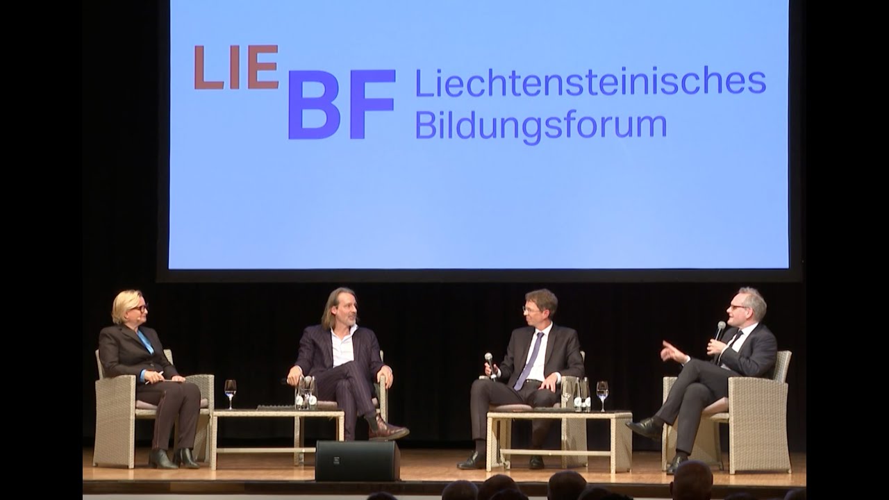 9. Bildungsforum: Podiumsdiskussion mit Richard David Precht, Günther Kaiser, Horst Biedermann