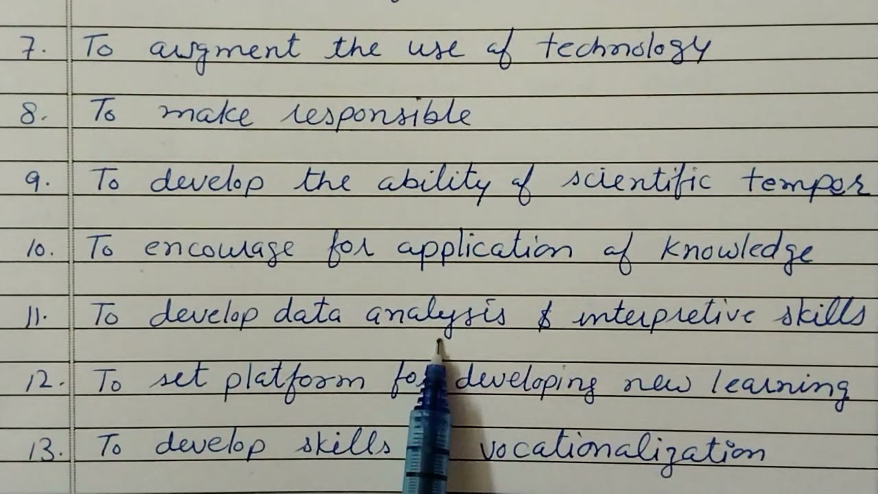 Objectives of Experiential Learning
