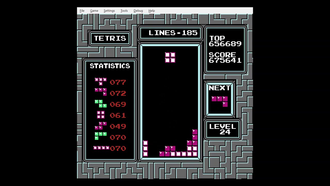 NES Tetris (PAL) - 962,081