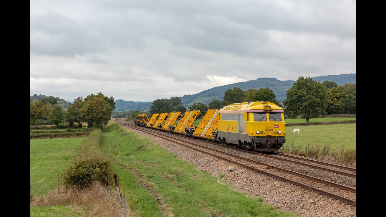 Les beaux trains du mois d'octobre sur Nevers - Chagny