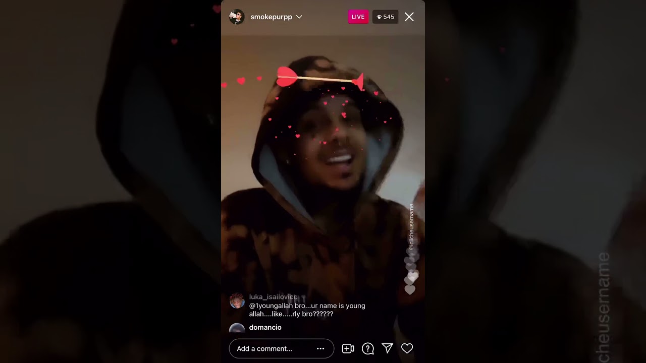 smokepurpp IG Live [Snippets] (Apr 22, 2021)