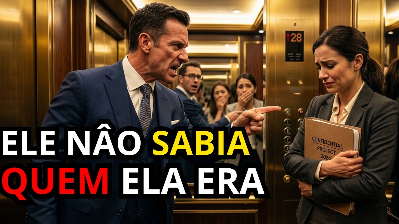 Ele Mandou Ela Sair do Elevador — Sem Saber Quem Ela Era