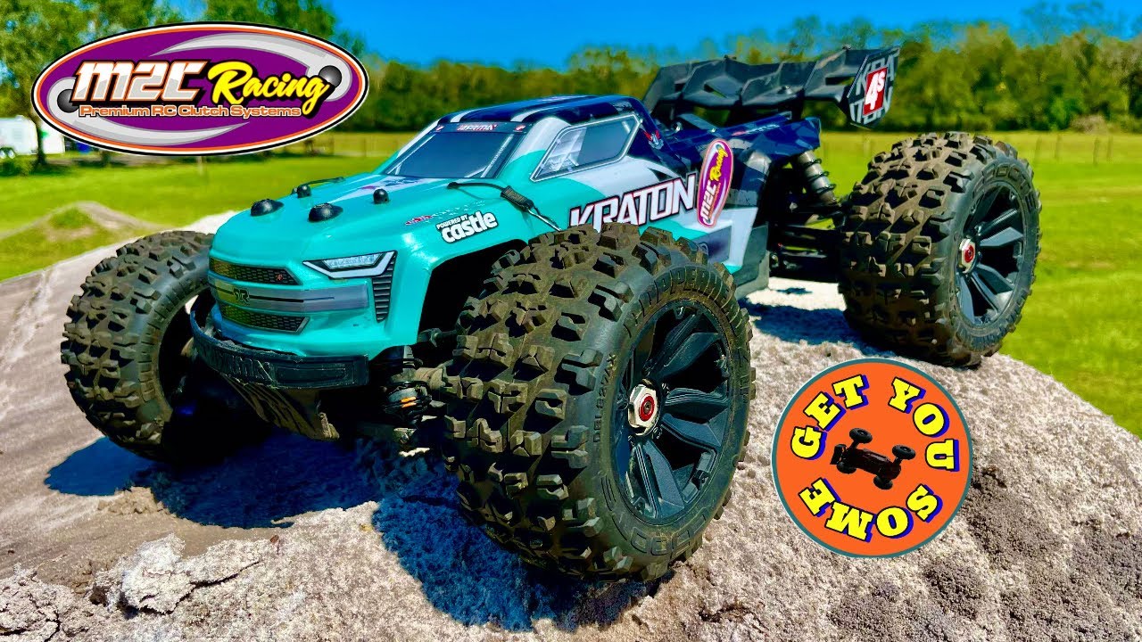 😱LITTLE MONSTER💪  Arrma Kraton 4s v2, M2c Bash Bar Test