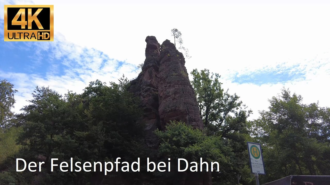 Wandern auf dem Felsenpfad   -   Dahn in der Pfalz  -  4K  -  DJI Osmo