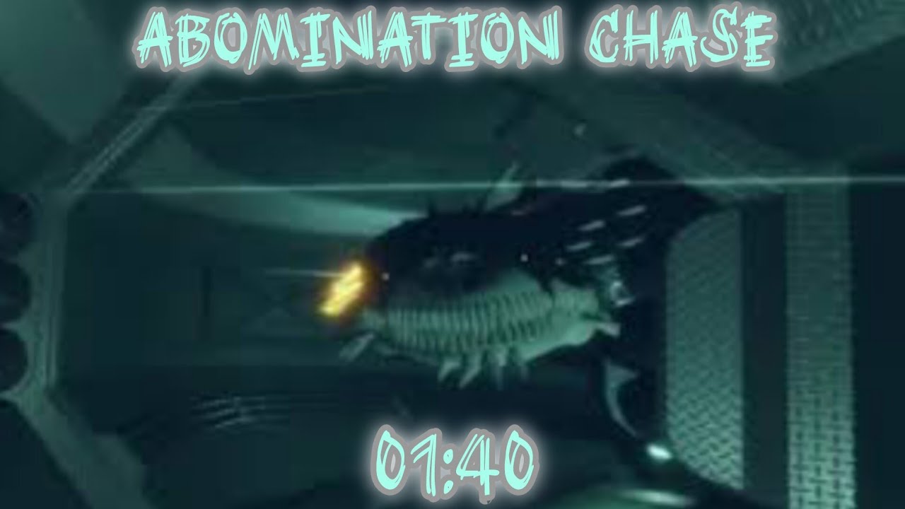 Abomination Chase World Record || ROBLOX PRESSURE
