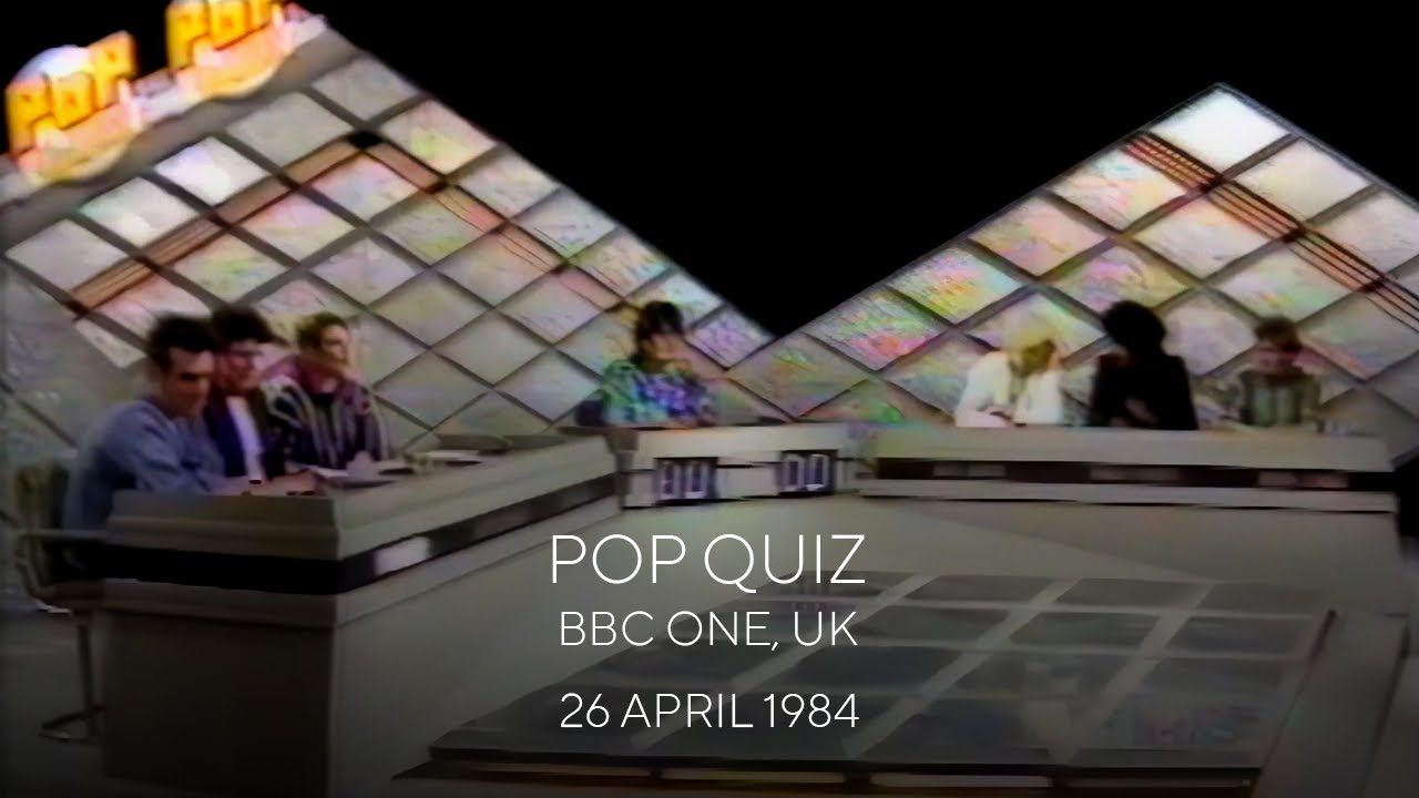The Smiths - Morrissey on Pop Quiz, BBC One, UK - 26 April 1984