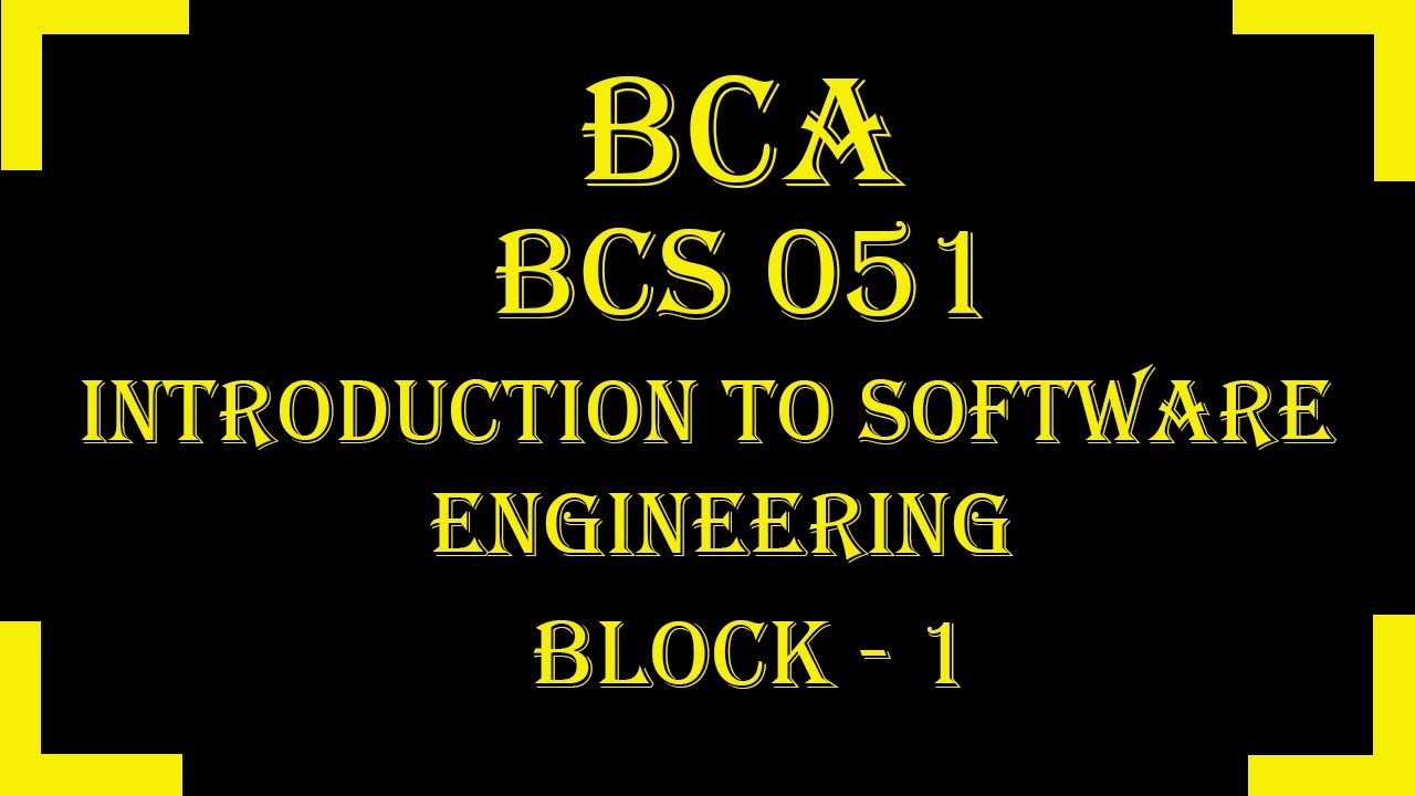 IGNOU BCA BCS 051 / BCS 151 NOTES PART 1