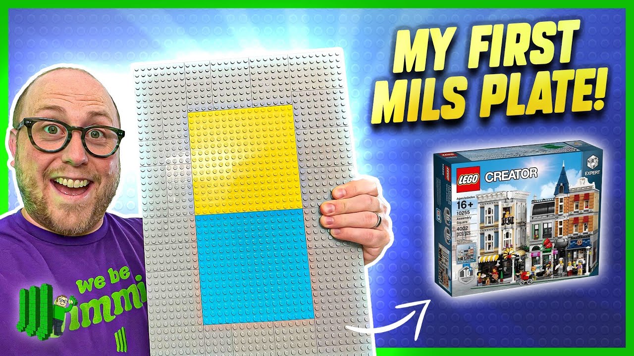 🔨 I Built My First LEGO MILS Plate! 🔨